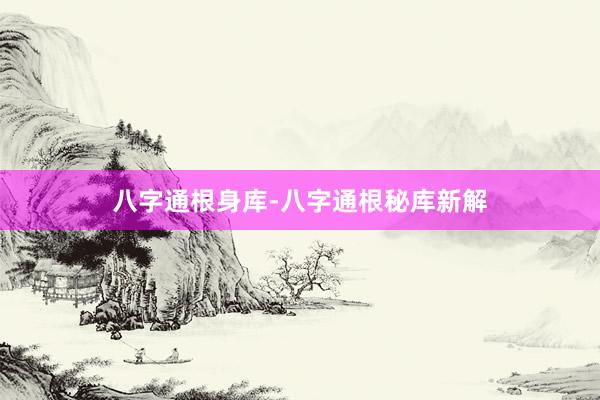 八字通根身库-八字通根秘库新解